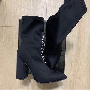 Nasty Gal Black Booties